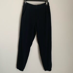 Athleta black joggers with soft lining inside! Excellent condition! size 2